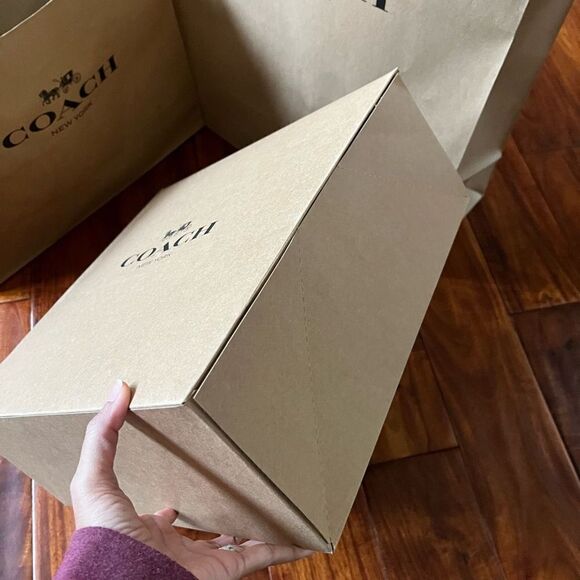 COACH Gift Paper Bag ONLY for Purses Satchel tote Crossbody Xbody Messenger - Picture 11 of 16